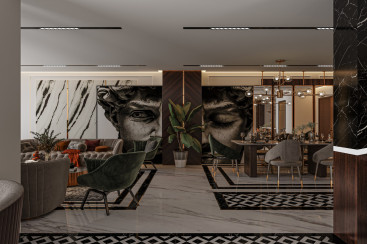 Modern Reception Design – 3 Piece Luxury Layout