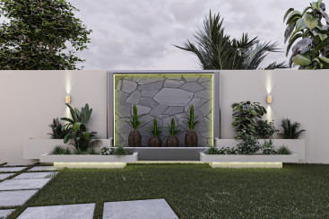 Modern Landscape Design for a Luxury Villa in Al Maqsad Compound