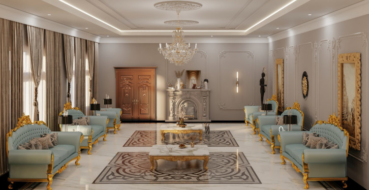 Classic Majlis Design in Saudi Arabia Blending Luxury with Timeless ...