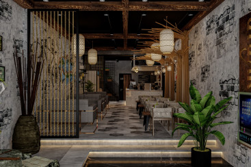 Modern Café Design in Sheikh Zayed