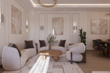 180 sqm Apartment Interior Design | Smart Space Planning